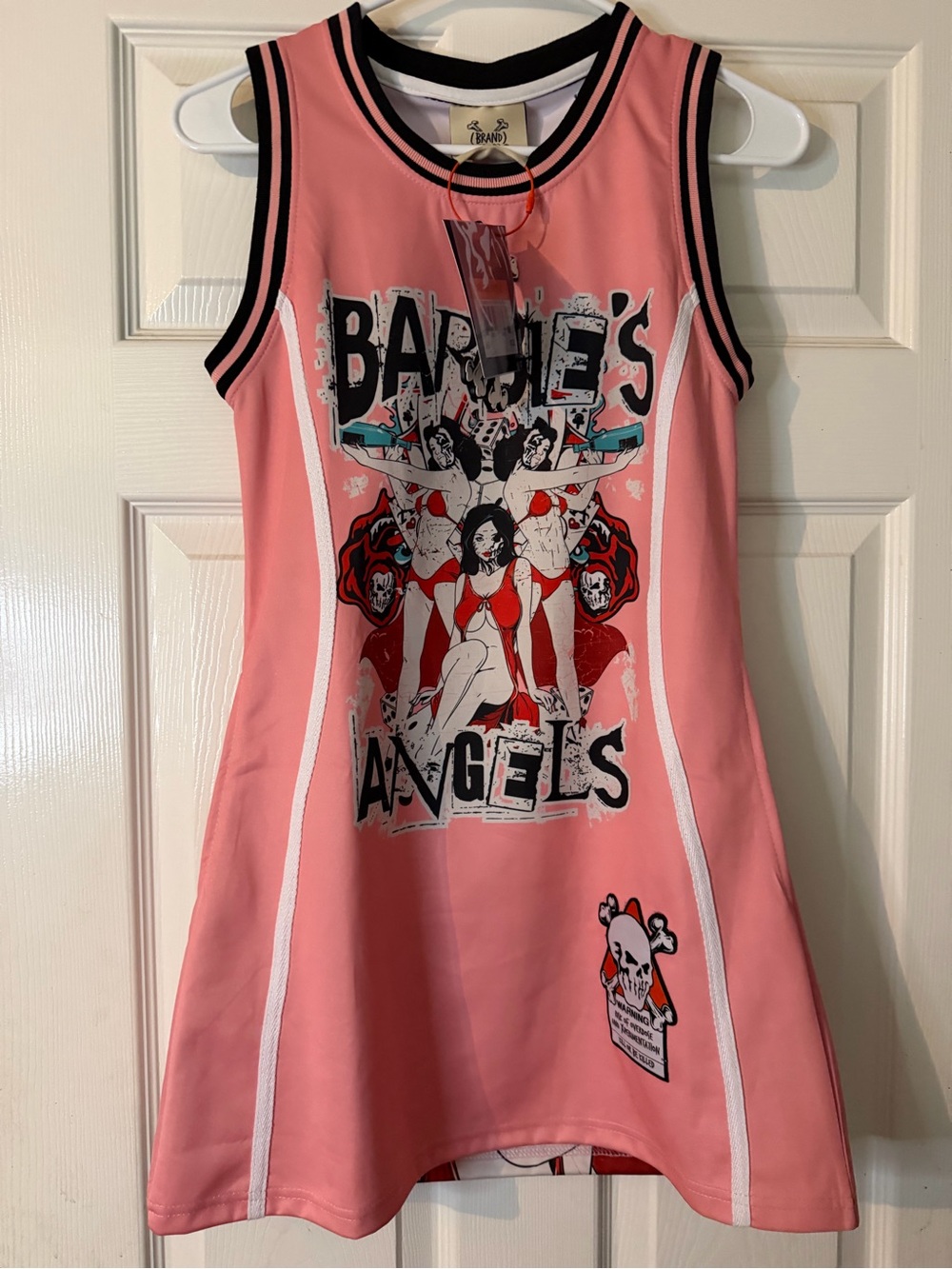 Barbie's Angels Pink Graphic Tank Dress